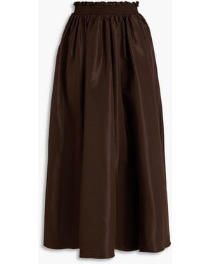 Kika Vargas Nicky Shell Midi Skirt - Brown
