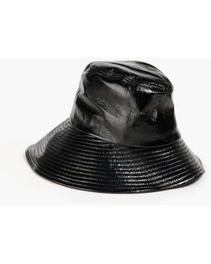 Rag & Bone Quilted Vinyl Bucket Hat - Black