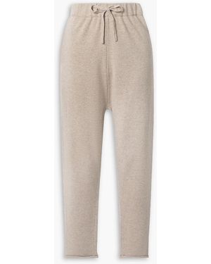 Co. Cashmere Track Trousers - Natural