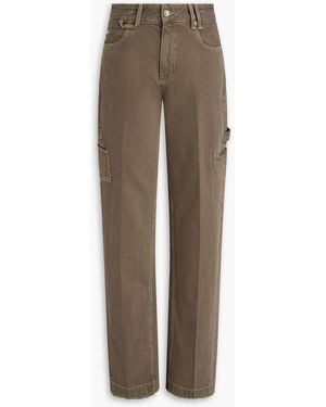 Jacquemus Le De Nimes Papier High-Rise Cargo Jeans - Natural