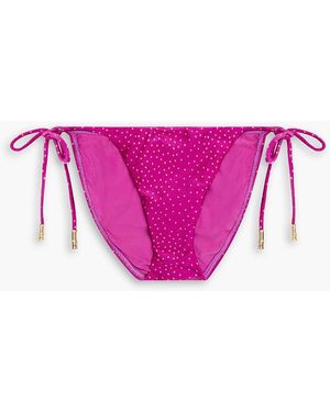 ViX Louise tief sitzendes bikini-höschen mit polka-dots - Pink
