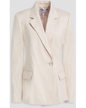 10 Crosby Derek Lam Mateo Linen-blend Twill Blazer - Natural