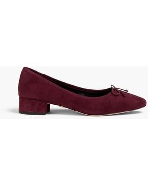 Veronica Beard Cecile Suede Pumps - Purple