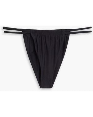 Mara Hoffman Coco tief sitzendes bikini-höschen - Schwarz