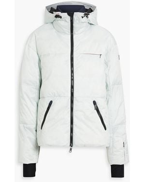Erin Snow Ledo Quilted Hooded Ski Jacket - White