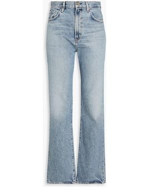 Goldsign Martin High-rise Straight-leg Jeans - Blue