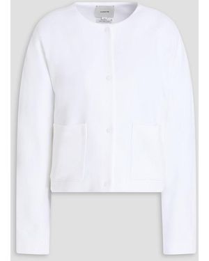 Vince Cotton-Blend Gabardine Jacket - White