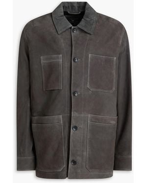 Rag & Bone Graham Suede Field Jacket - Black