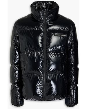Perfect Moment Felix Quilted Glossed-shell Hooded Down Jacket in