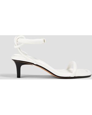 Isabel Marant Padded Leather Sandals - White