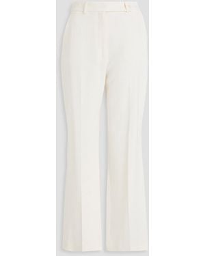 Claudie Pierlot Twill Straight-Leg Trousers - White