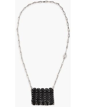 Rabanne 1969 Micro Chainmail Shoulder Bag - White