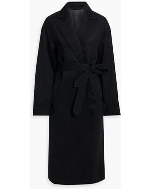 Nili Lotan Fabien Wool And Cashmere-Blend Felt Coat - Black