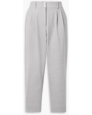 Cefinn Tristan Tapered Wool-blend Twill Pants - White