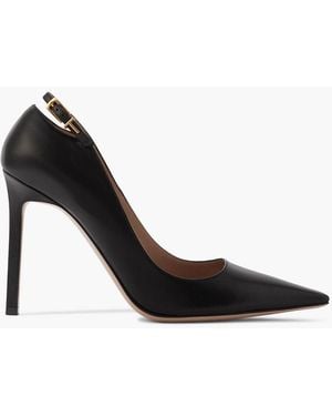 Tom Ford Angelina Cutout Buckle-Detailed Leather Pumps - Black