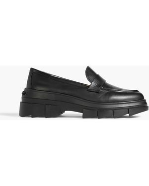 Stuart Weitzman Plateau-loafers "noho" aus leder - Schwarz