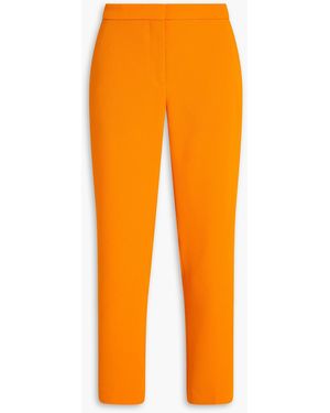 Dries Van Noten Crepe Tapered Trousers - Orange