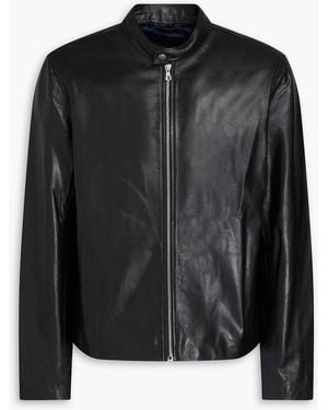 Rag & Bone Café Racer Leather Jacket - Black
