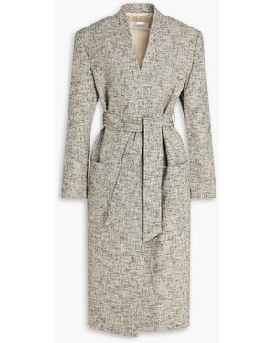 Zimmermann Linen-Blend Coat - Gray
