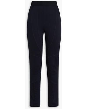 High Leggings aus jersey - Blau