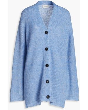 Holzweiler Passage Oversized Alpaca-blend Cardigan - Blue