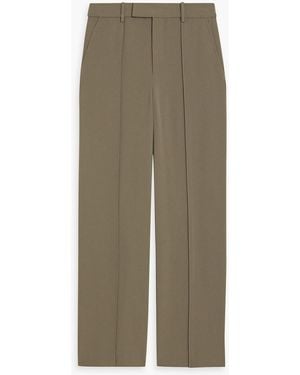 Proenza Schouler Weyes Crepe Wide-Leg Trousers - Green