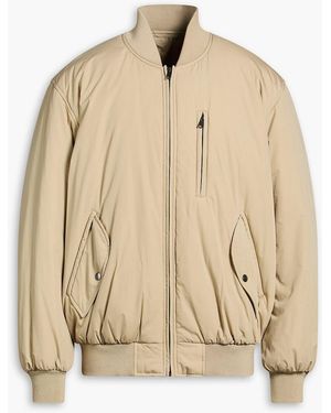 Isabel Marant Cotton-Blend Shell Bomber Jacket - Natural