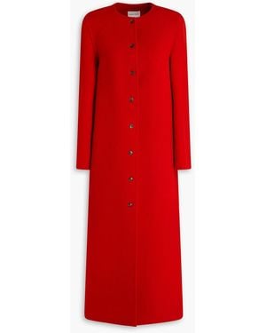 Loulou de Saison Martil Wool And Cashmere-Blend Coat - Red