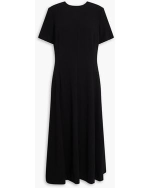 Theory Crepe Midi Dress - Black