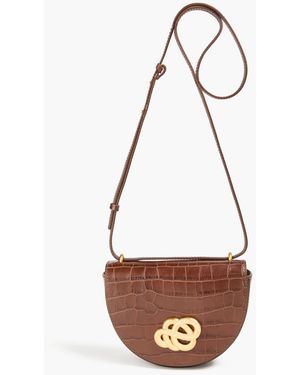 By Malene Birger Cebelle Croc-effect Leather Cross-body Bag - White