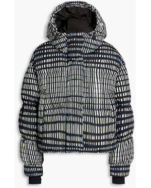 CORDOVA Aomori Quilted Printed Down Ski Jacket - Black