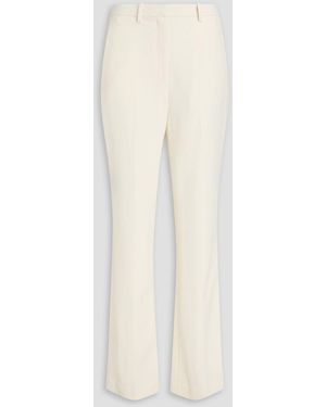 Theory Bootcut-hose aus crêpe - Weiß
