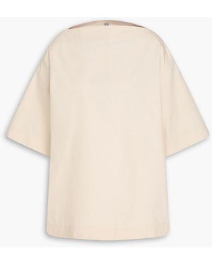 TOTEME Cotton-Poplin Top - White