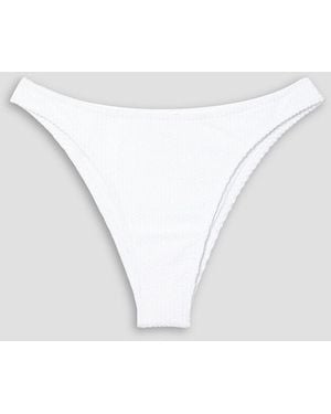 Fisch Capitale Seersucker Bikini Briefs - White