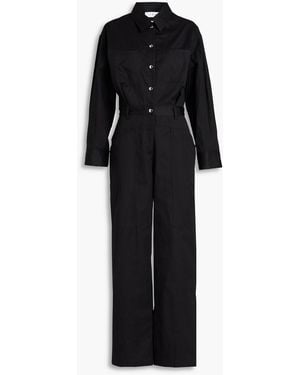 IRO Cotton-gabardine Jumpsuit - Black