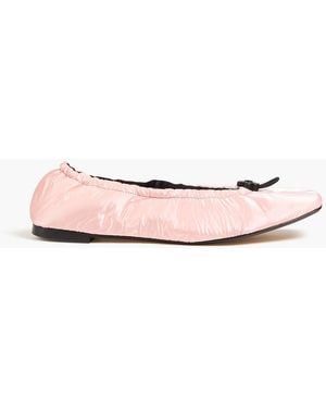 Cecilie Bahnsen Orbella Shell Ballet Flats - Pink
