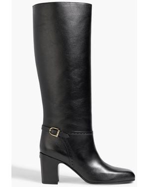Bally Enilda 75 Leather Knee Boots - Black