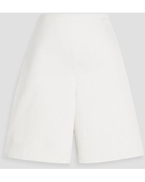 By Malene Birger Marrian Duchesse-Satin Shorts - White