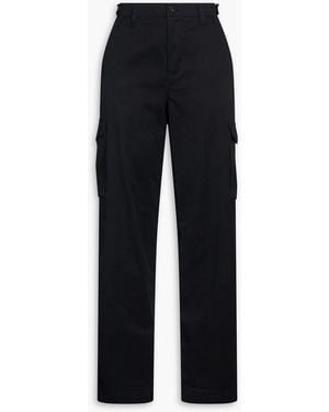 James Perse Cotton-blend Gabardine Cargo Pants - Blue