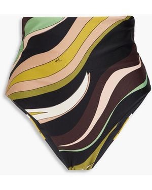 Emilio Pucci Bikini-höschen aus stretch-jersey mit print - Schwarz