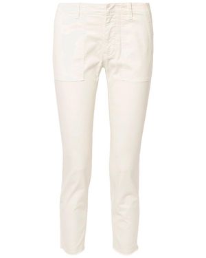 Nili Lotan Jenna Stretch-cotton Twill Straight-leg Trousers - White