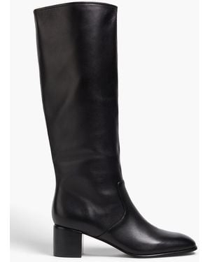 Vince Arabel Leather Boots - Black