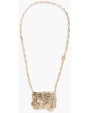 Rabanne 1969 Micro Embellished Chainmail Shoulder Bag - White