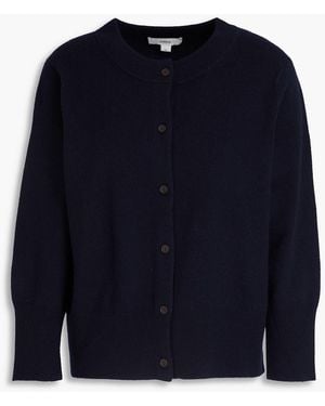 Vince Wool-Blend Cardigan - Blue