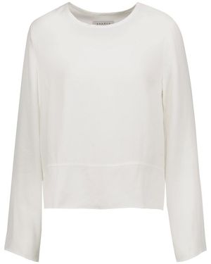 Sandro Cutout Jacquard Top - White