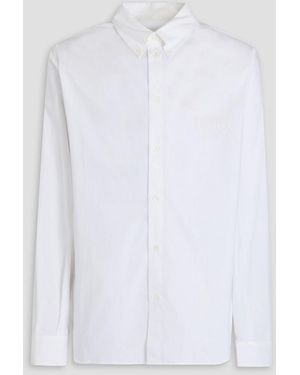 MM6 by Maison Martin Margiela Hemd aus baumwollpopeline - Weiß