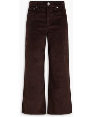 Rag & Bone Andi Cotton-Blend Corduroy Wide-Leg Trousers - Brown