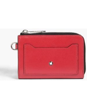 Montblanc Leather Keychain - Red