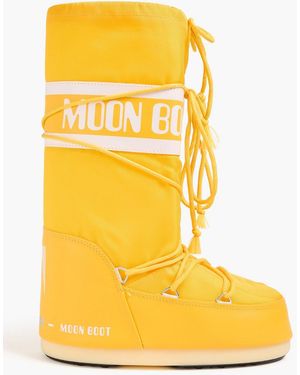 Moon Boot Icon Shell Snow Boots - Yellow
