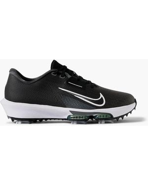 Nike Air Zoom Infinity Tour 2 Rubber-Trimmed Flyknit Golf Sneakers - Black